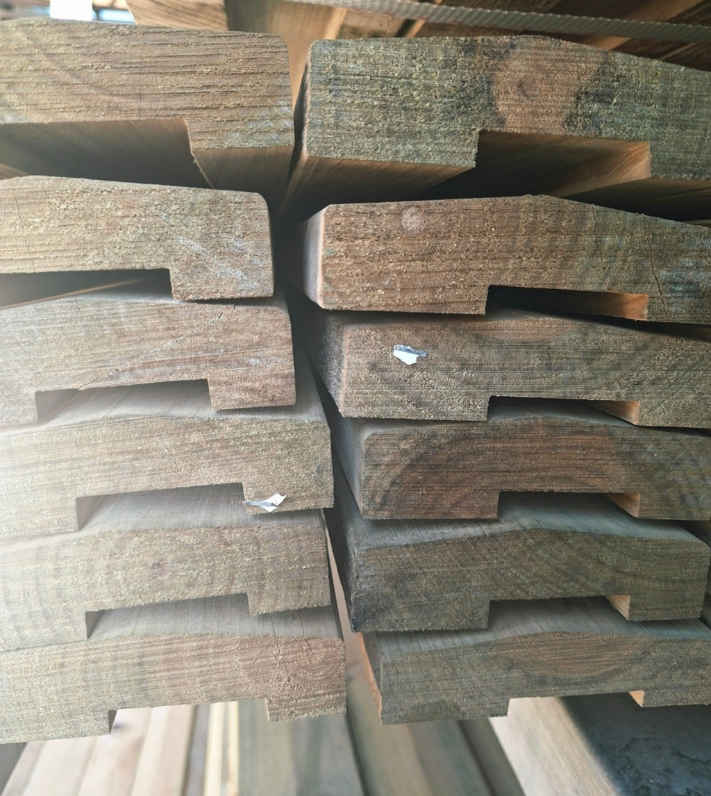 Treated Pine CCA Peaked Capping
